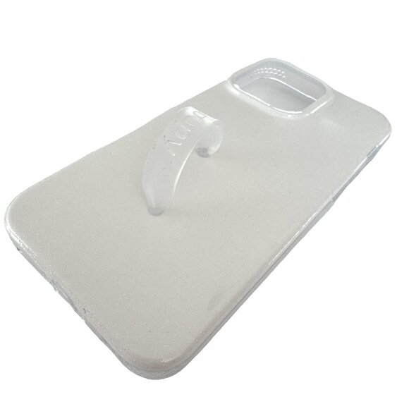 NWT Loopy WHITE SHIMMER iPhone 15 Pro Max Phone Case - Righty - Picture 3 of 10